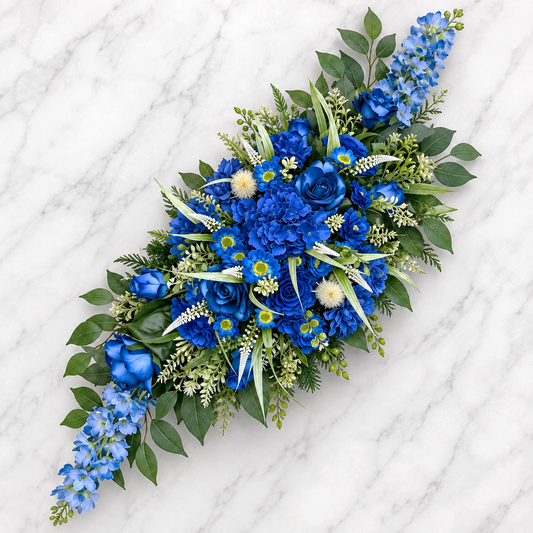 Umelá dušičková ikebana 02
