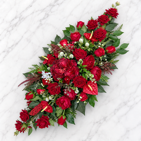 Umelá dušičková ikebana 04