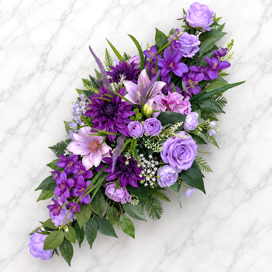 Umelá dušičková ikebana 06