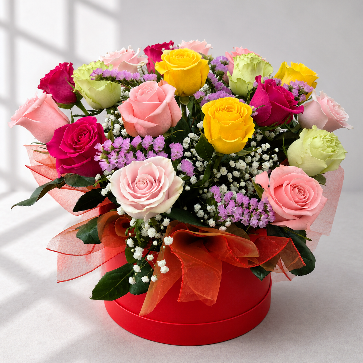 BOX FAREBNÝCH RUŽÍ