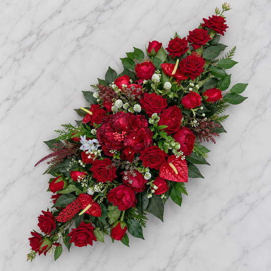 Umelá dušičková ikebana 04